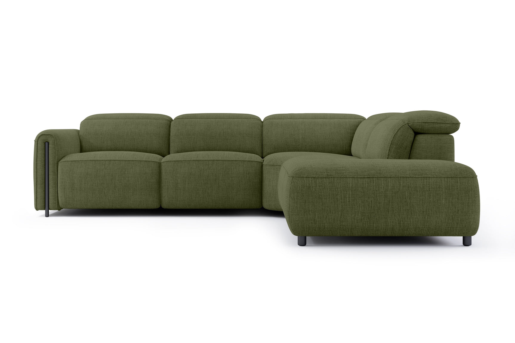 Octavia Fabric Reclining Corner Sectional Cloud Sofa