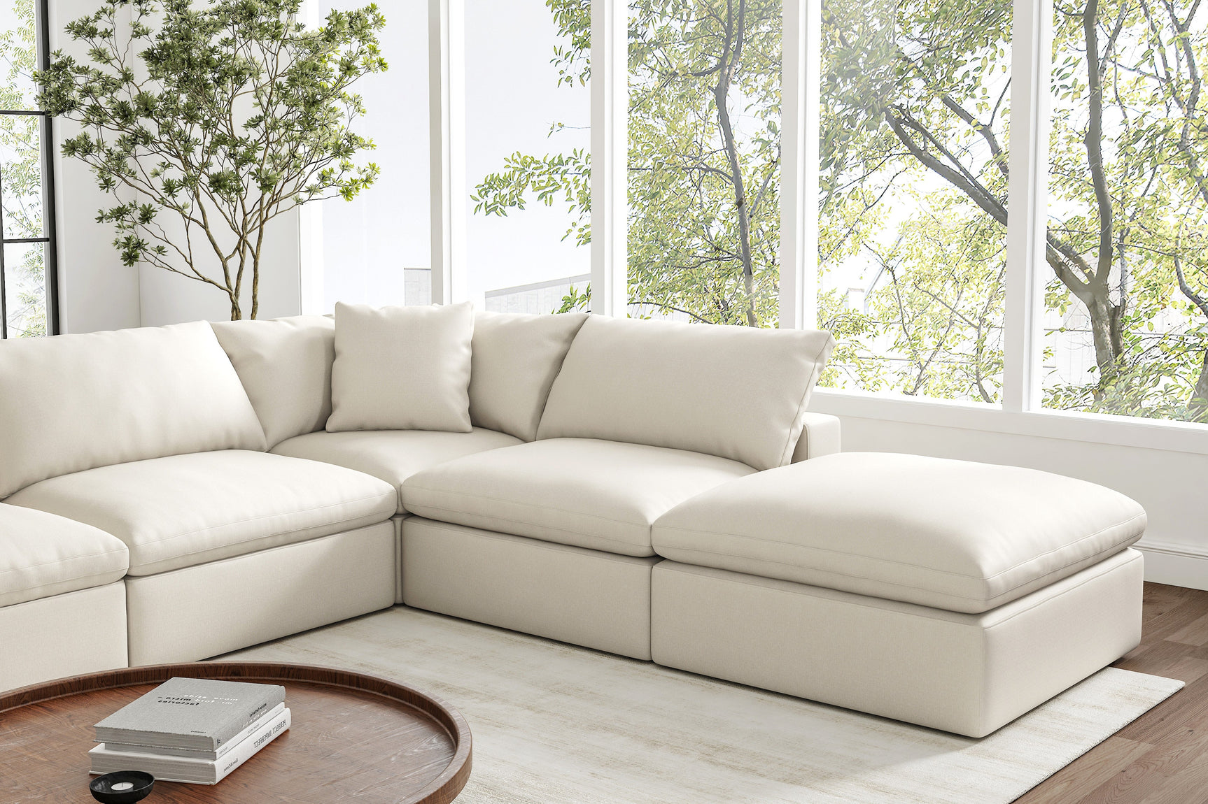 Ophelia Fabric Modular Sectional Sofa