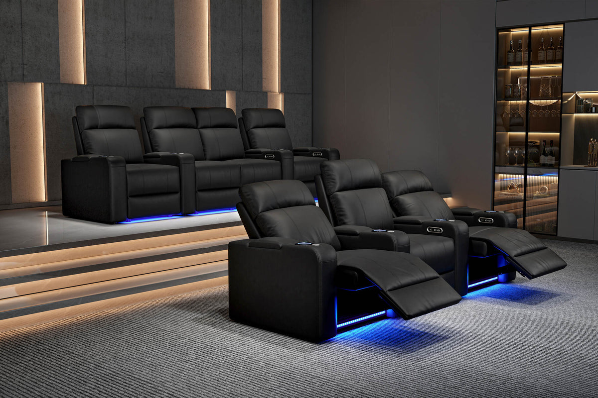 Leather Valencia Piacenza Home Theater Seating Piacenza Leather