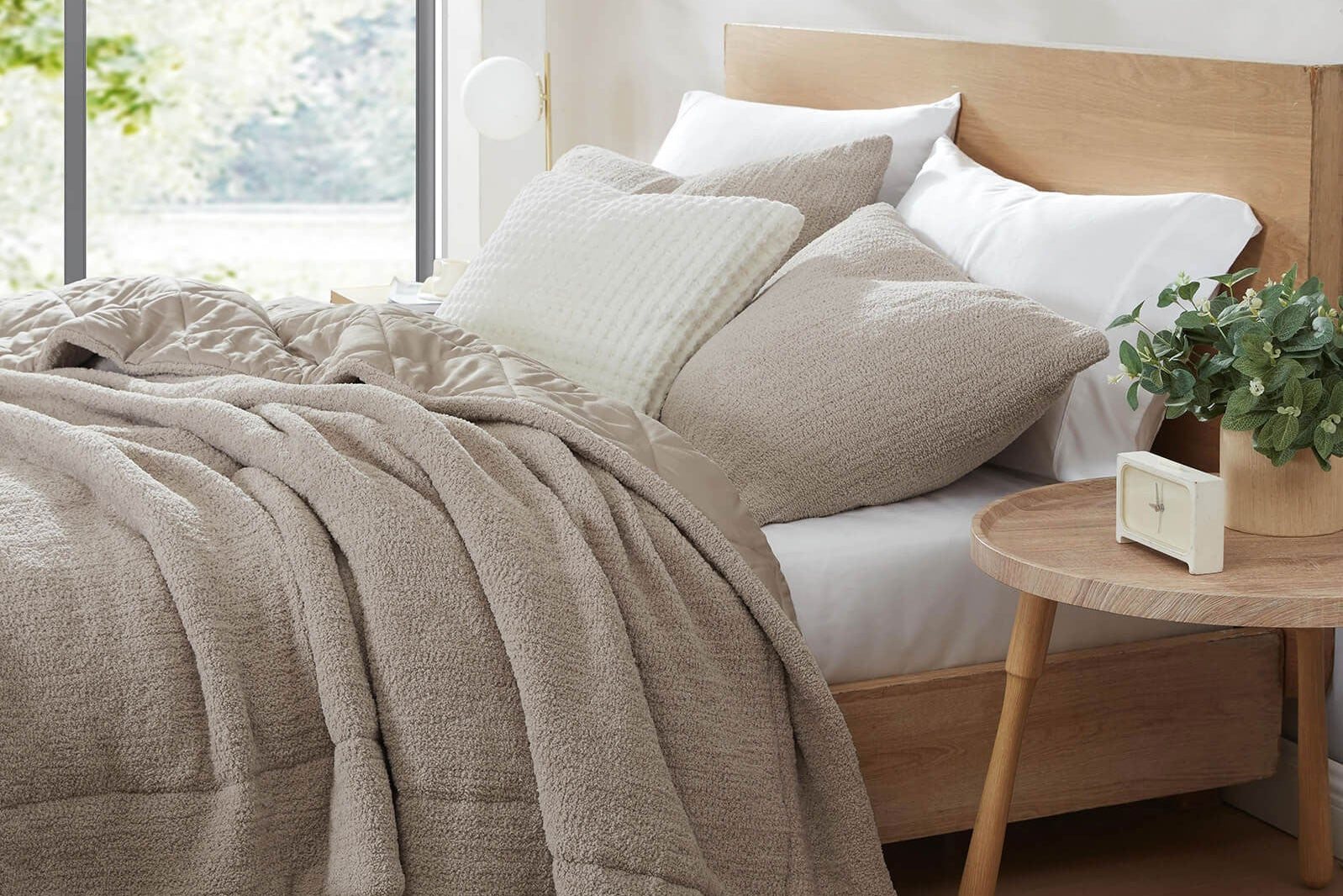 Snug Waffle Throw Pillow