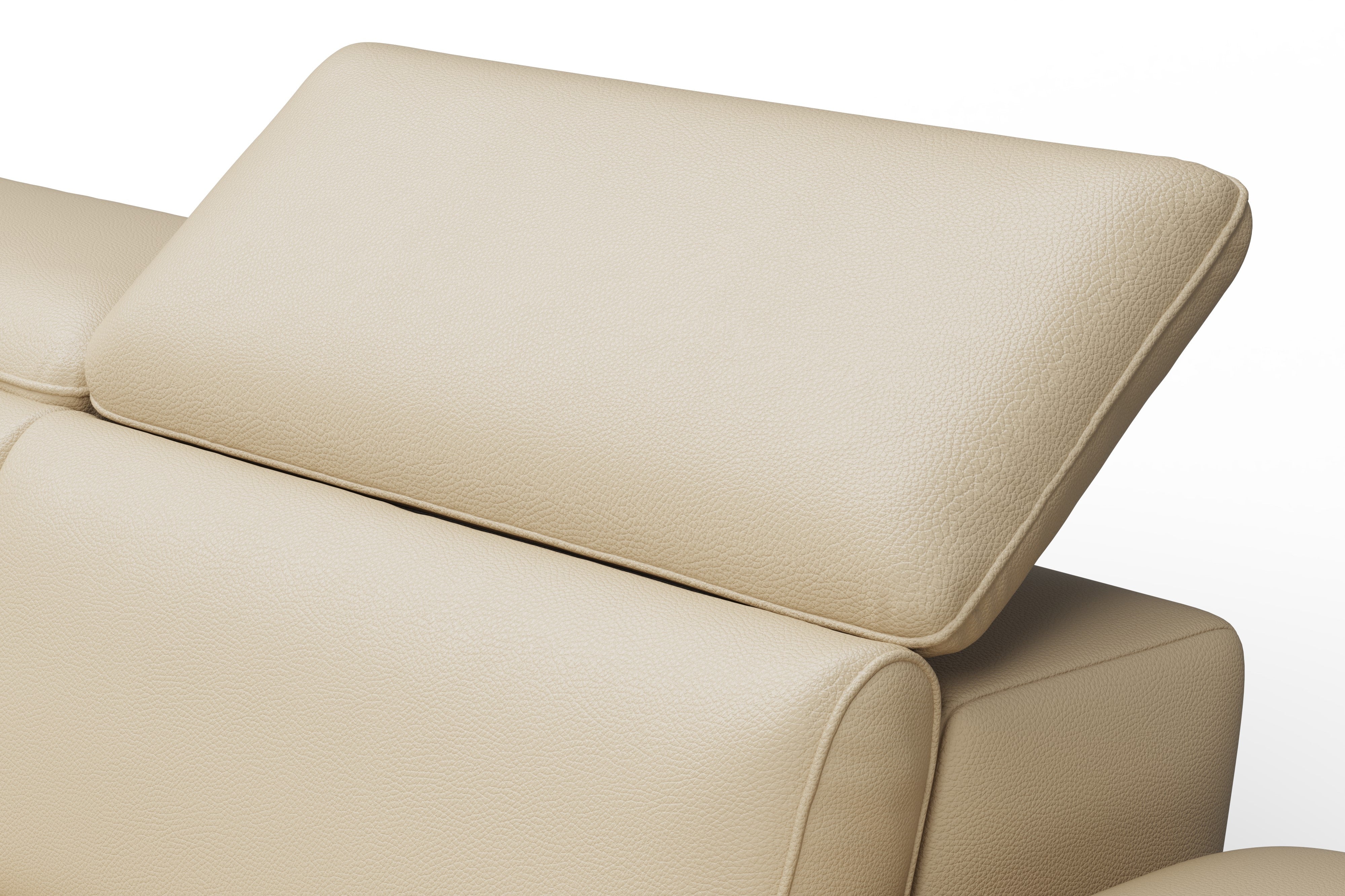Pista Leather Reclining Sectional Sofa