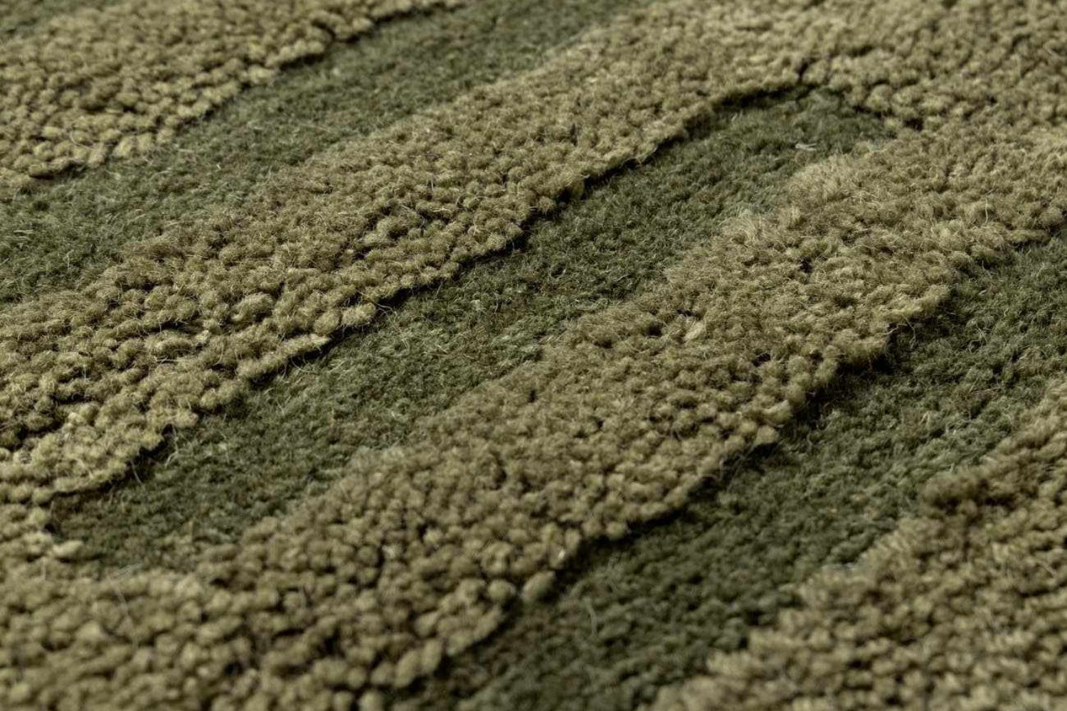 Washable Wool Rug - Green - Clearance