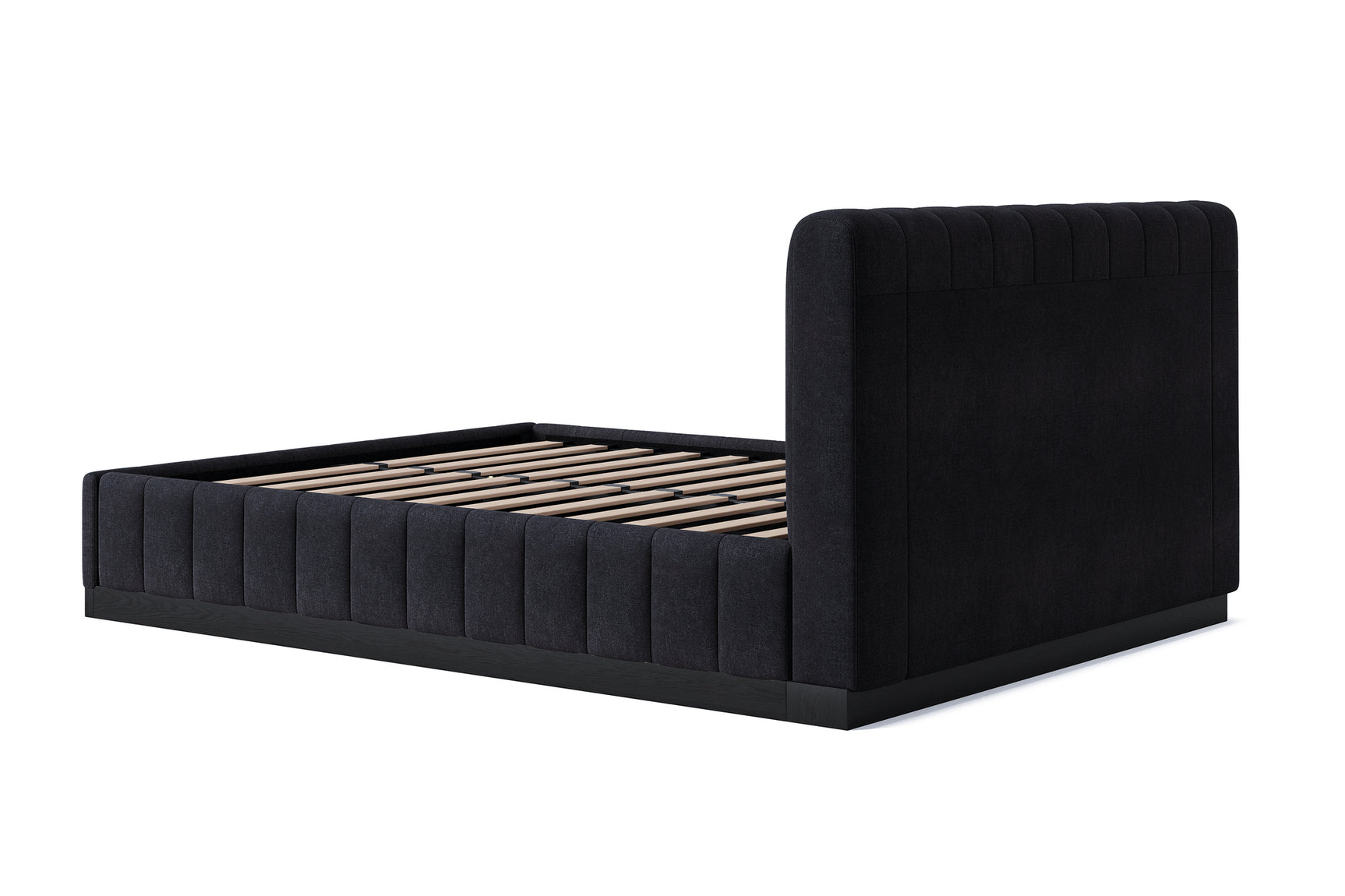 Reese Velvet Fabric Upholstered Bed Frame