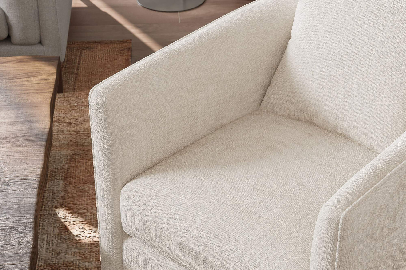 Riley Fabric Swivel Chair