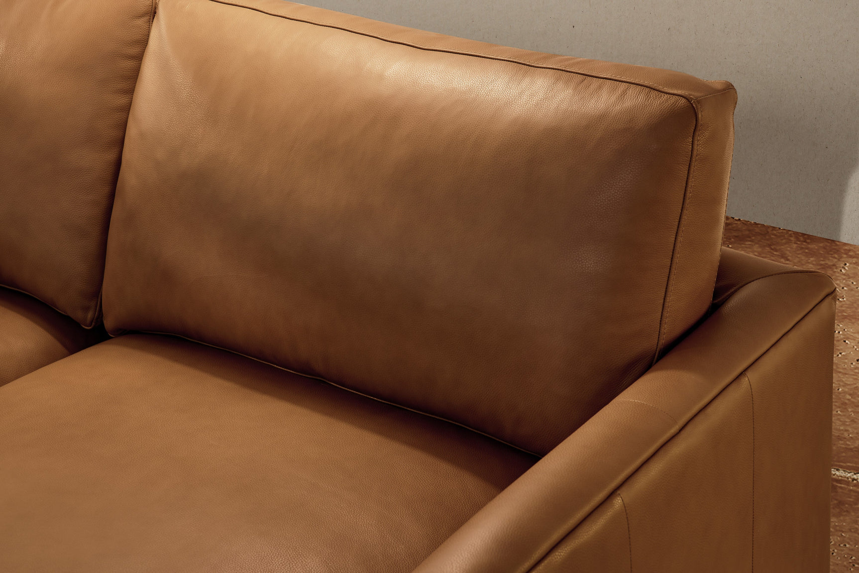 Serena Leather Sectional Sofa