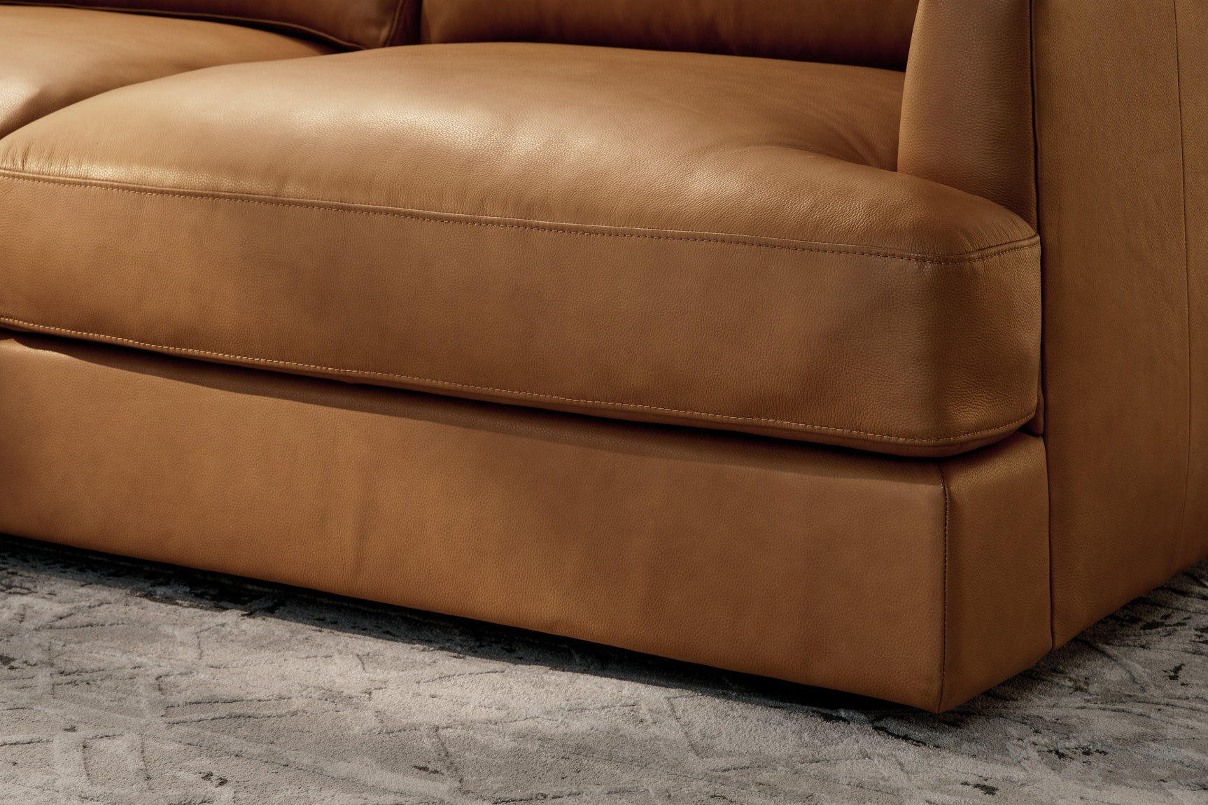 Serena Leather Sectional Sofa