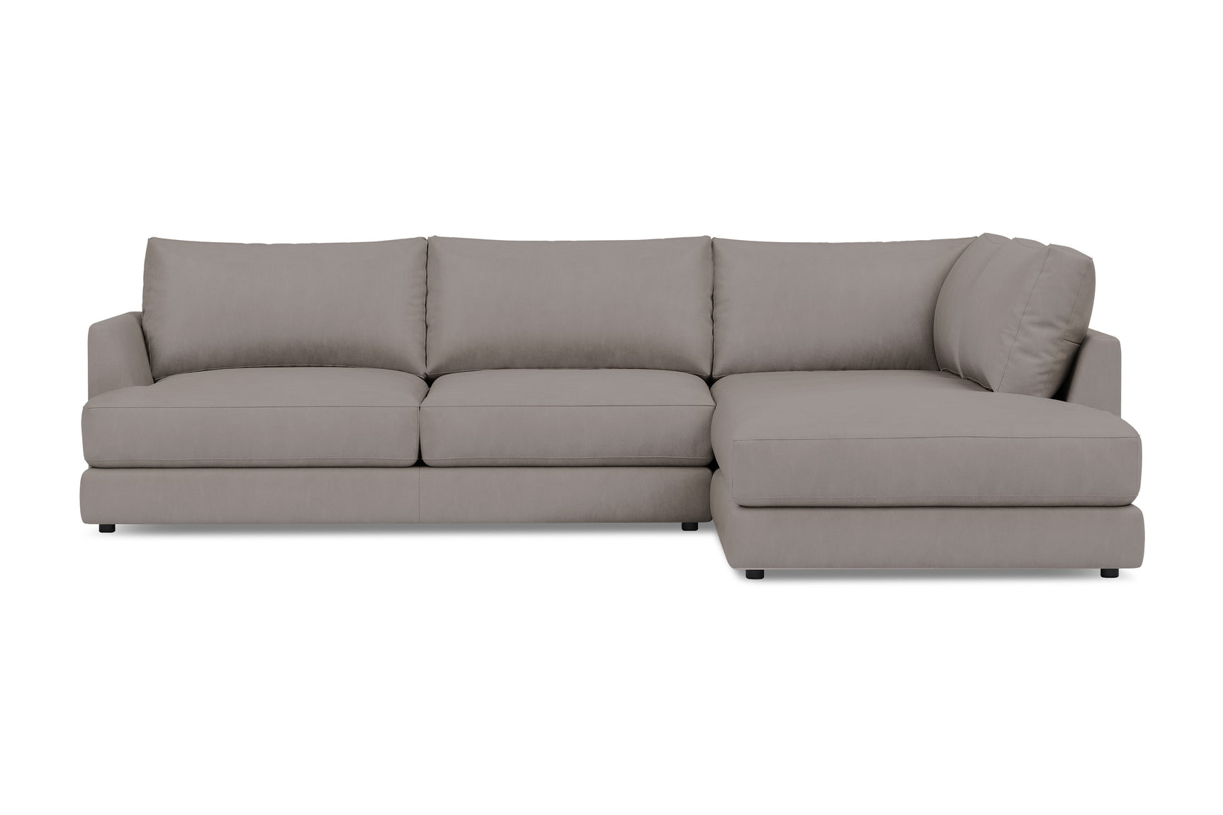 Serena Leather Sectional Sofa