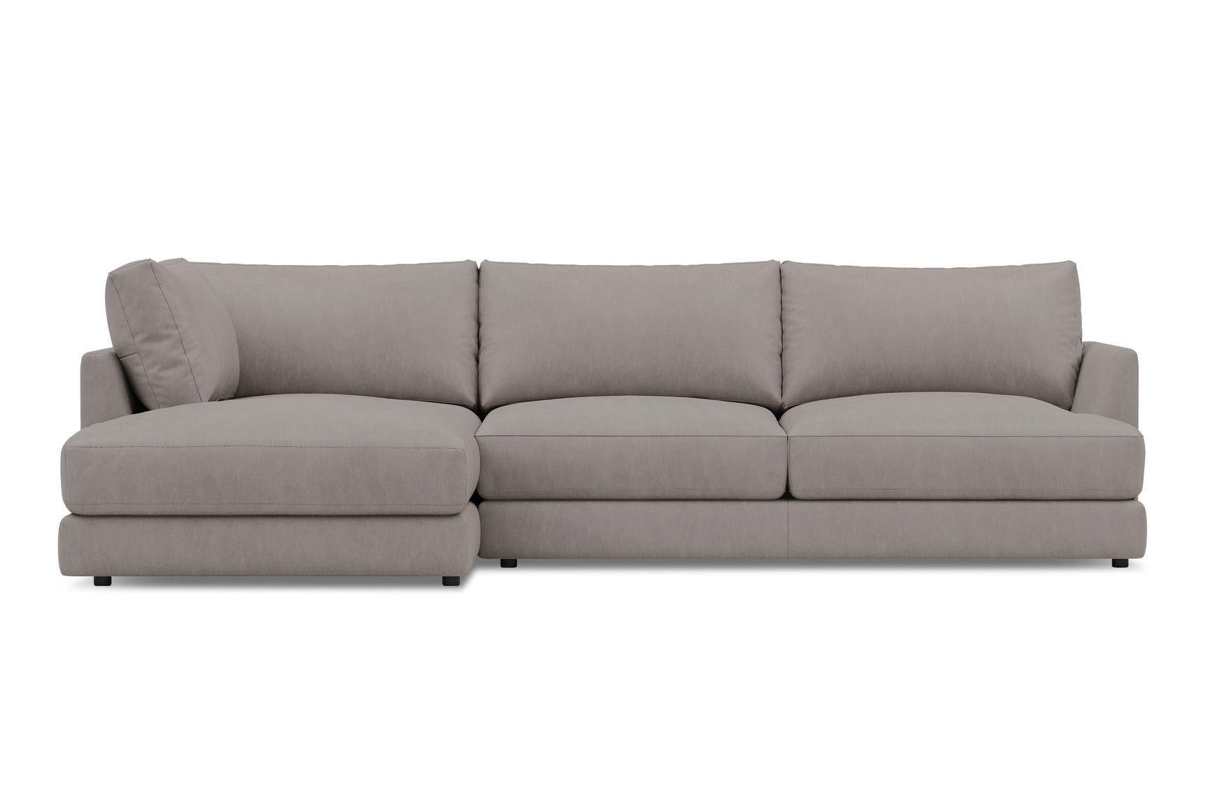 Serena Leather Sectional Sofa
