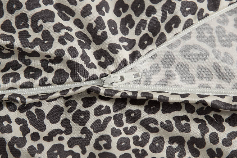 Silky Lyocell Leopard Print Duvet Cover | Last Chance