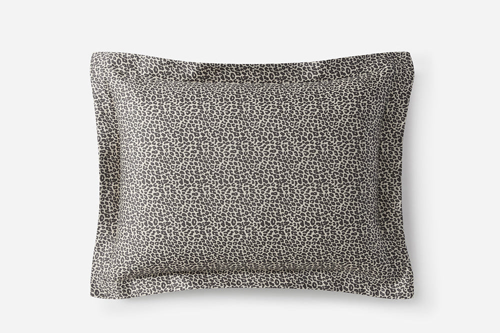 Silky Lyocell Leopard Print Sham Set | Last Chance