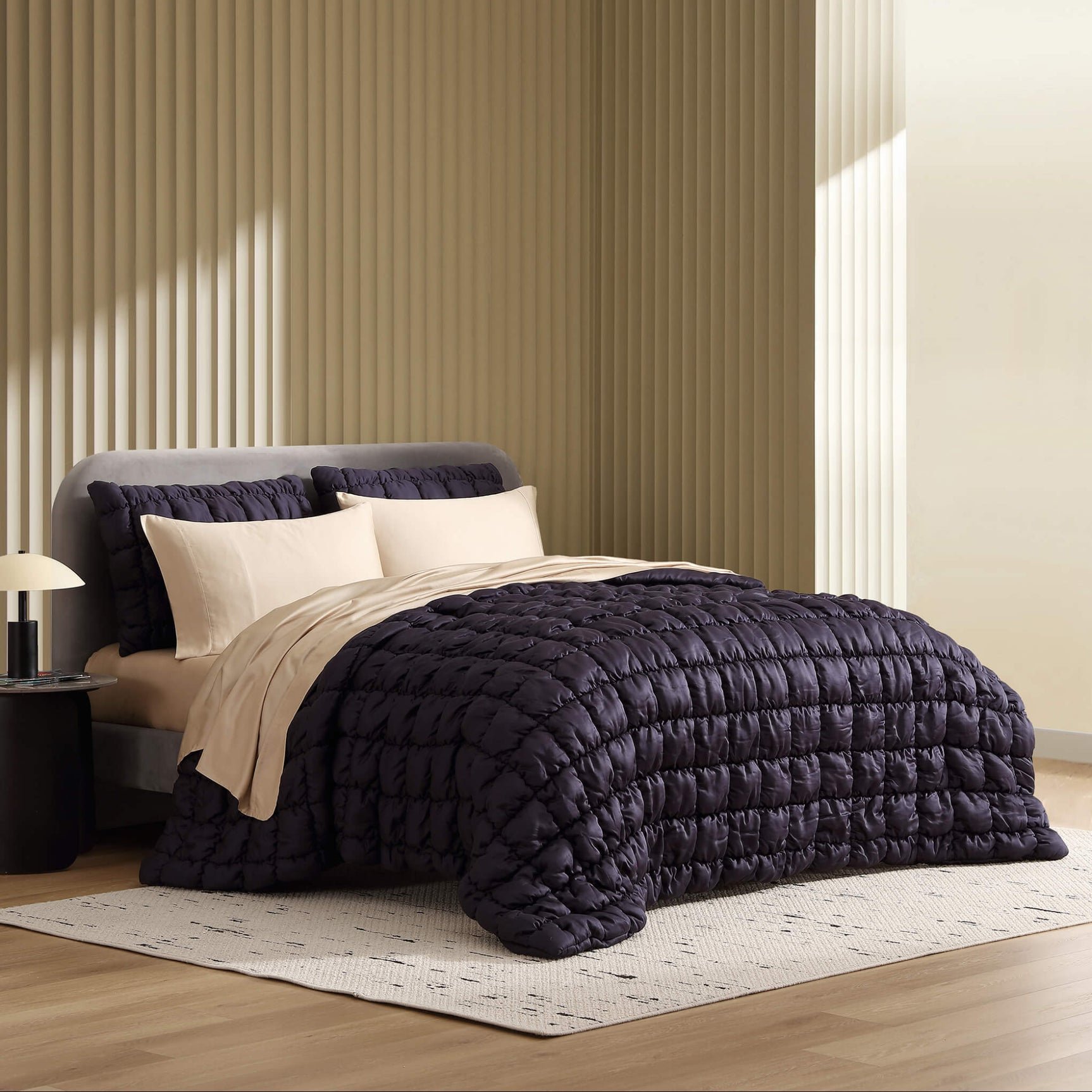 Silky Lyocell Puff Comforter Bundle