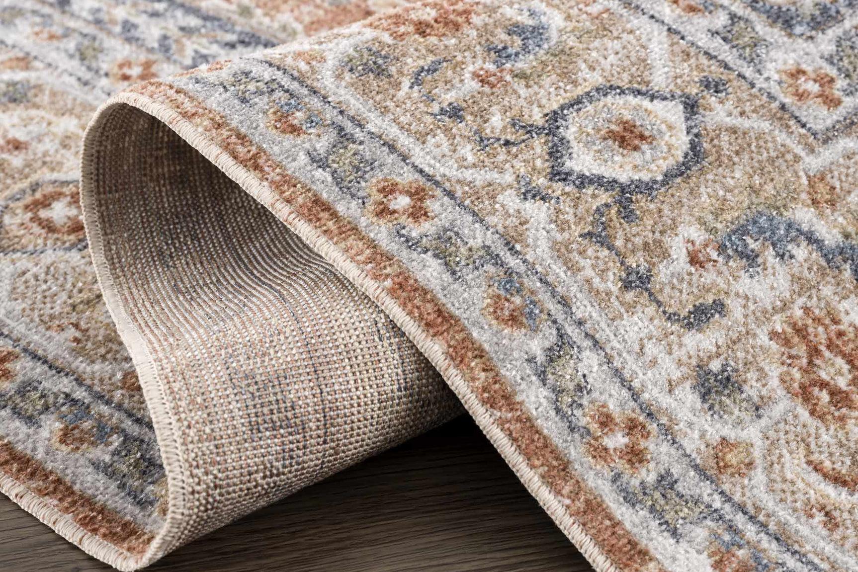 Gael Rust Boutique Washable Rug