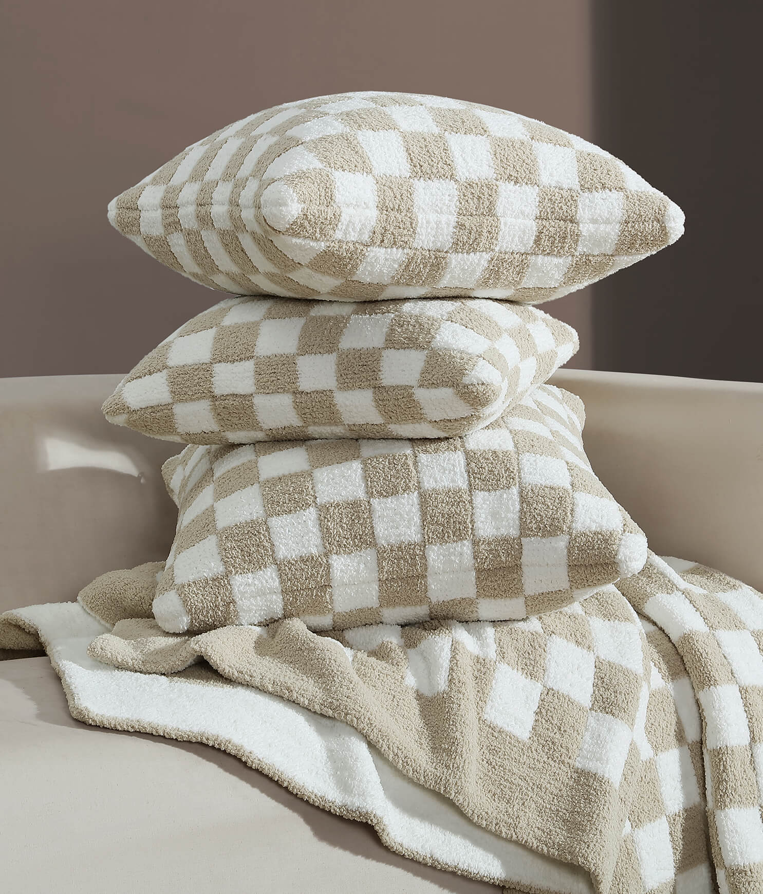 Checkerboard Throw Pillow