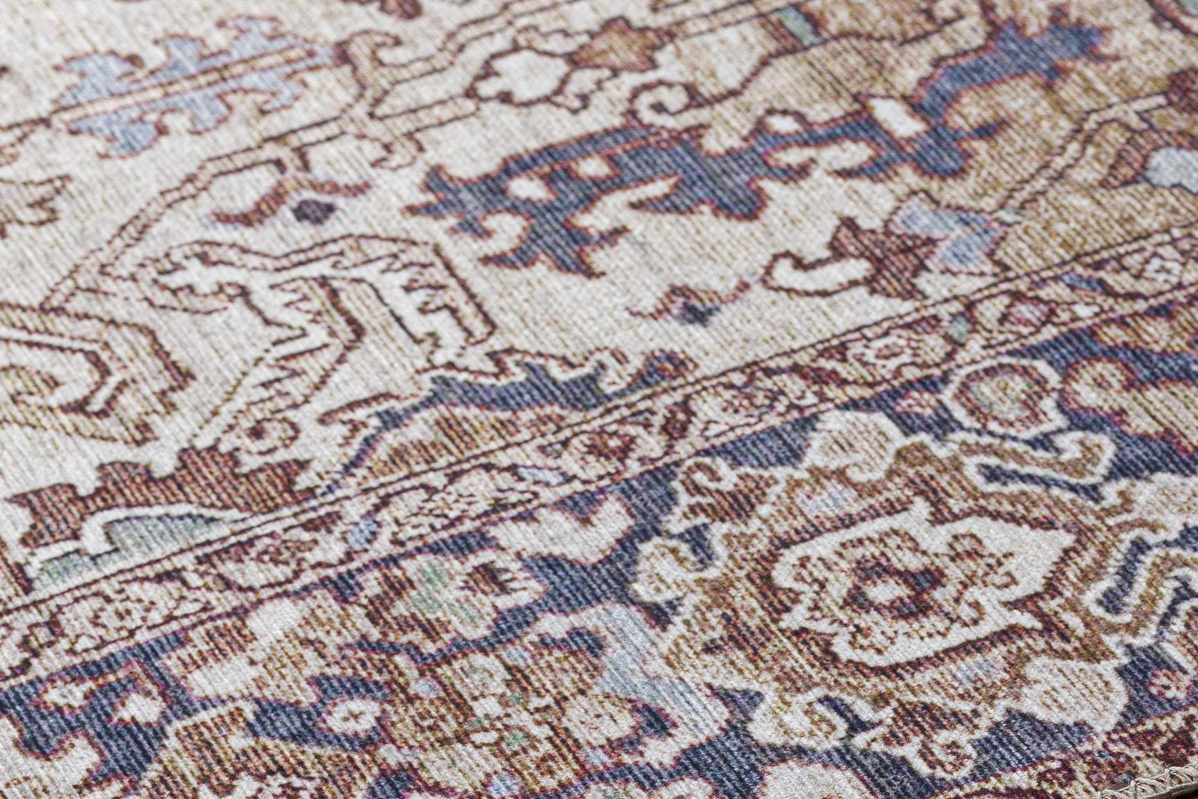 Neyland Iris Olive & Brown Area Rug 2360
