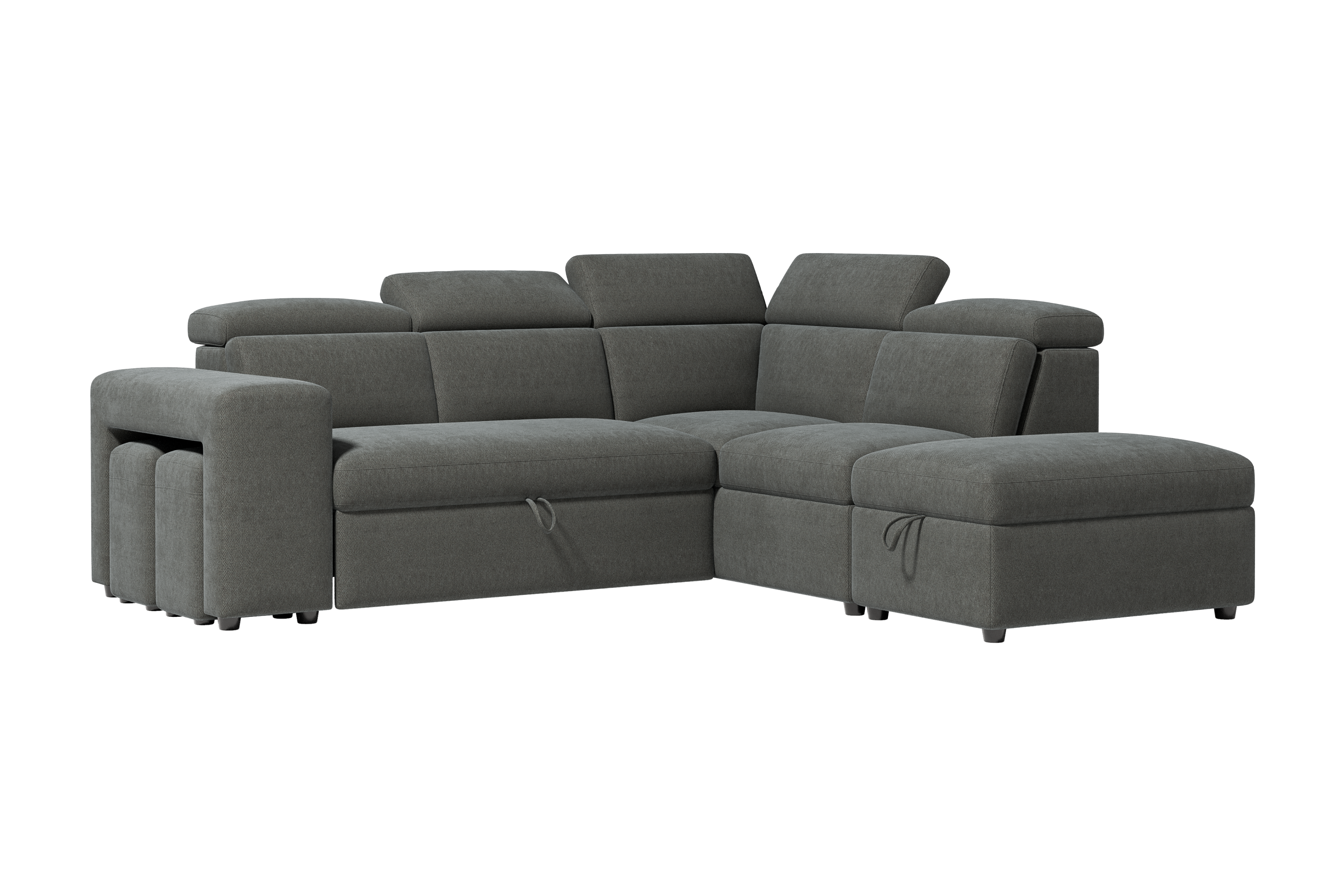 Finn Fabric Sectional Sofa Bed