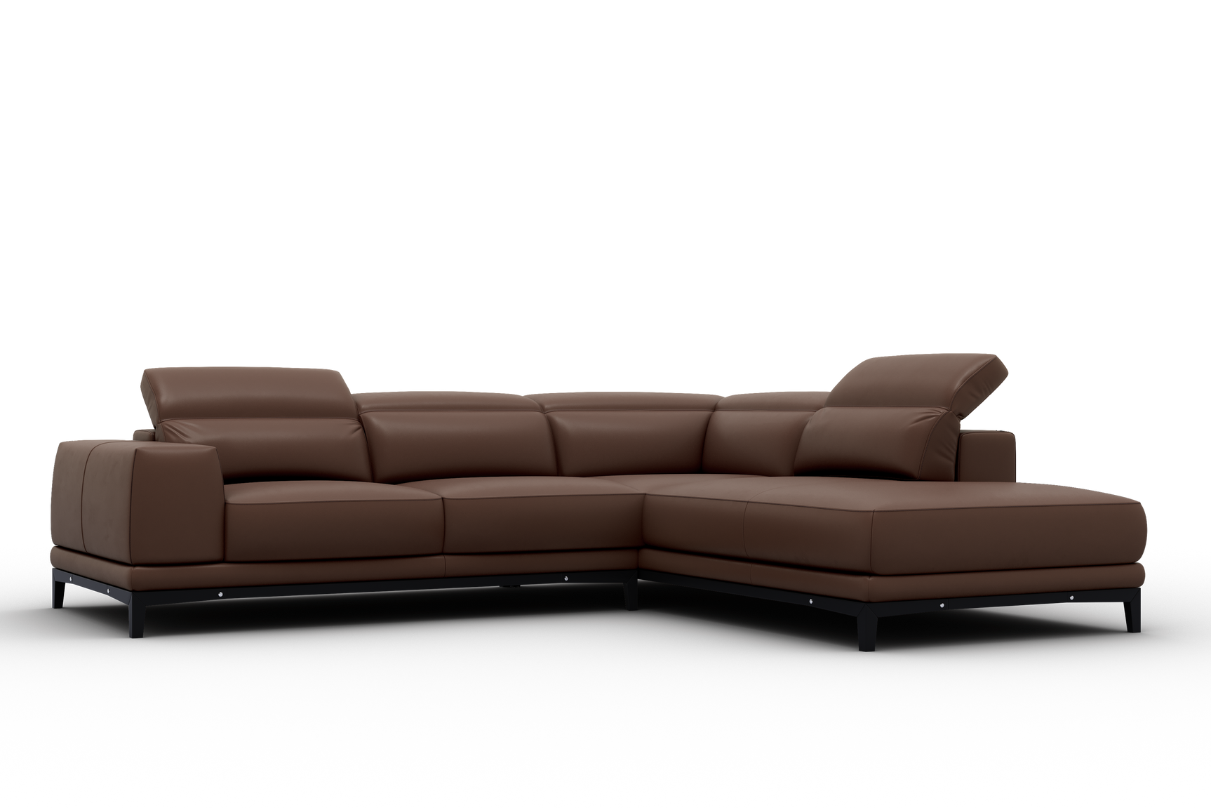 Valletta Leather Corner Sectional Sofa