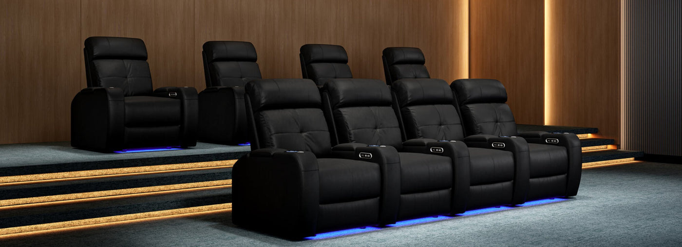 Valencia Tuscany Ultimate leather home theater recliner