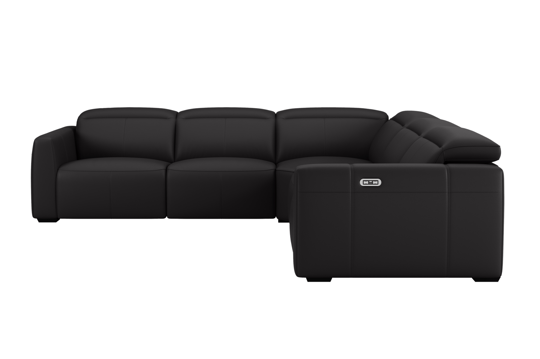 Carmen Leather Dual Recliner Corner Sectional