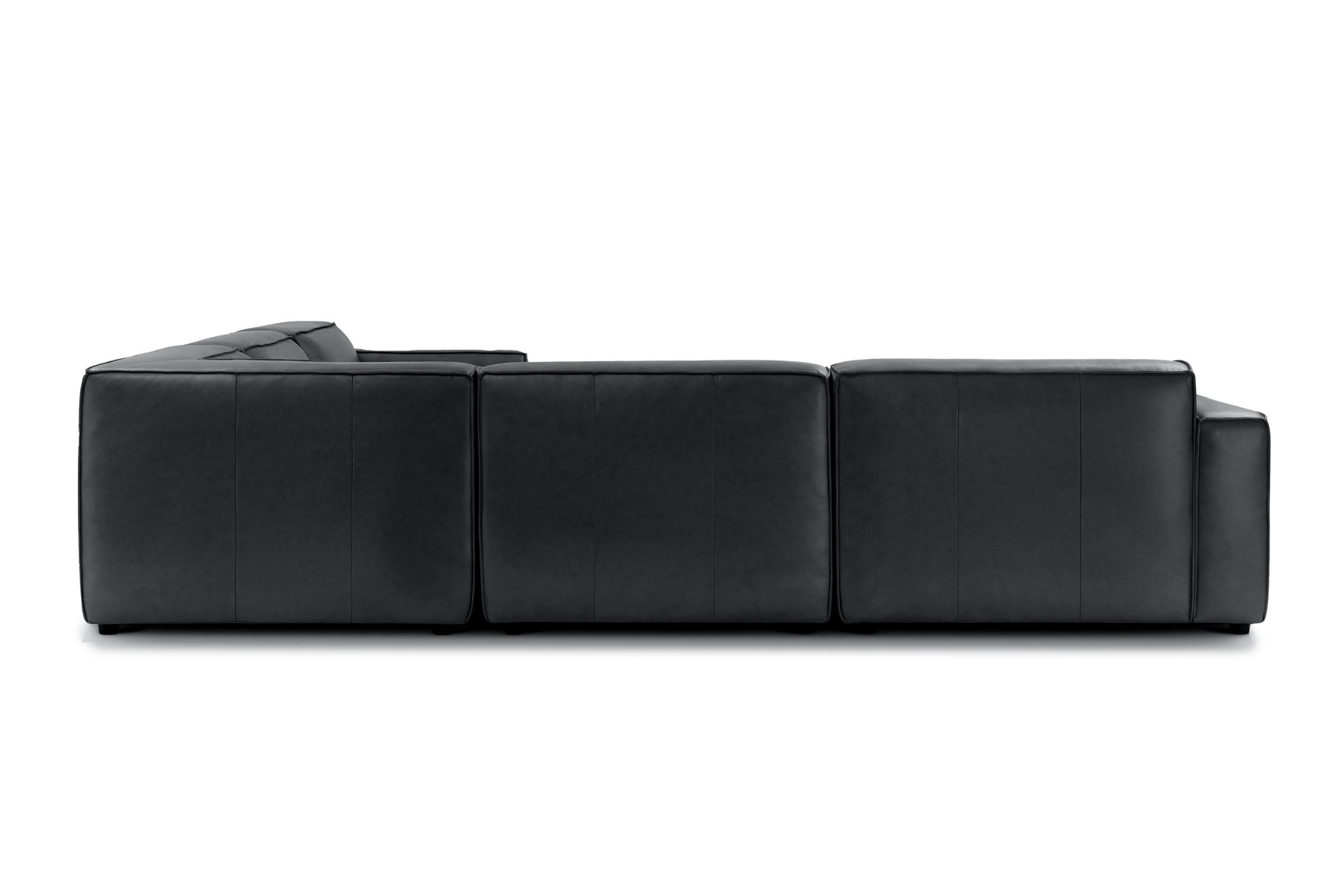 Nathan Leather Theater Lounge Modular Sofa