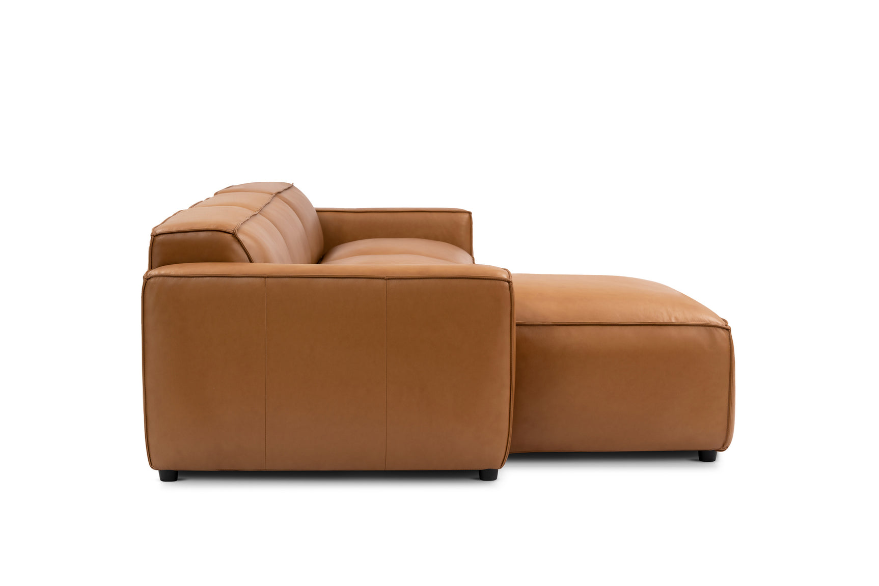 Nathan Leather Modular Sectional Sofa