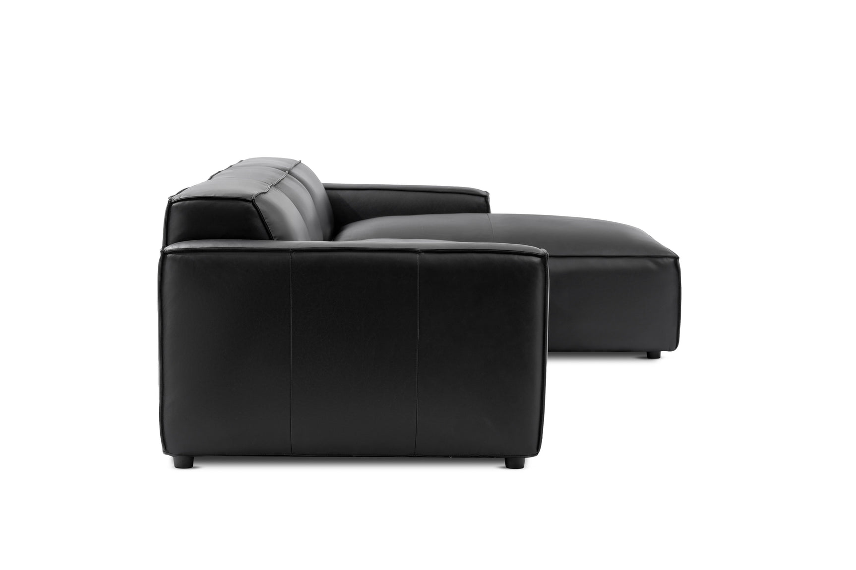 Nathan Leather Theater Lounge Modular Sofa