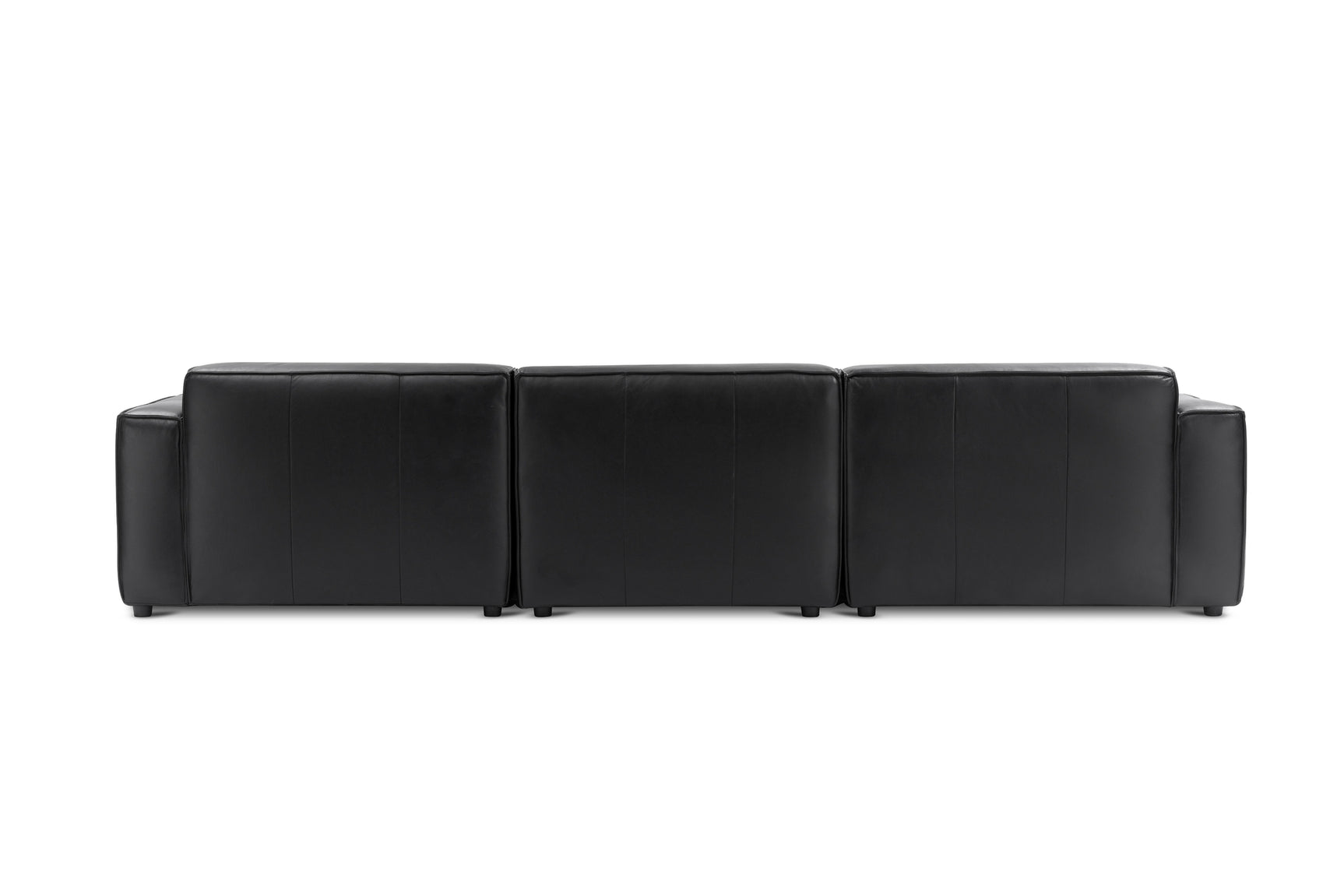 Nathan Leather Theater Lounge Modular Sofa