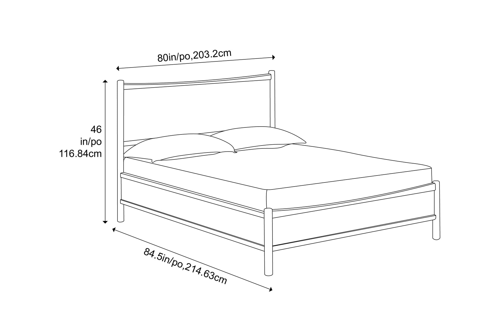 Weston Bamboo Bed Frame