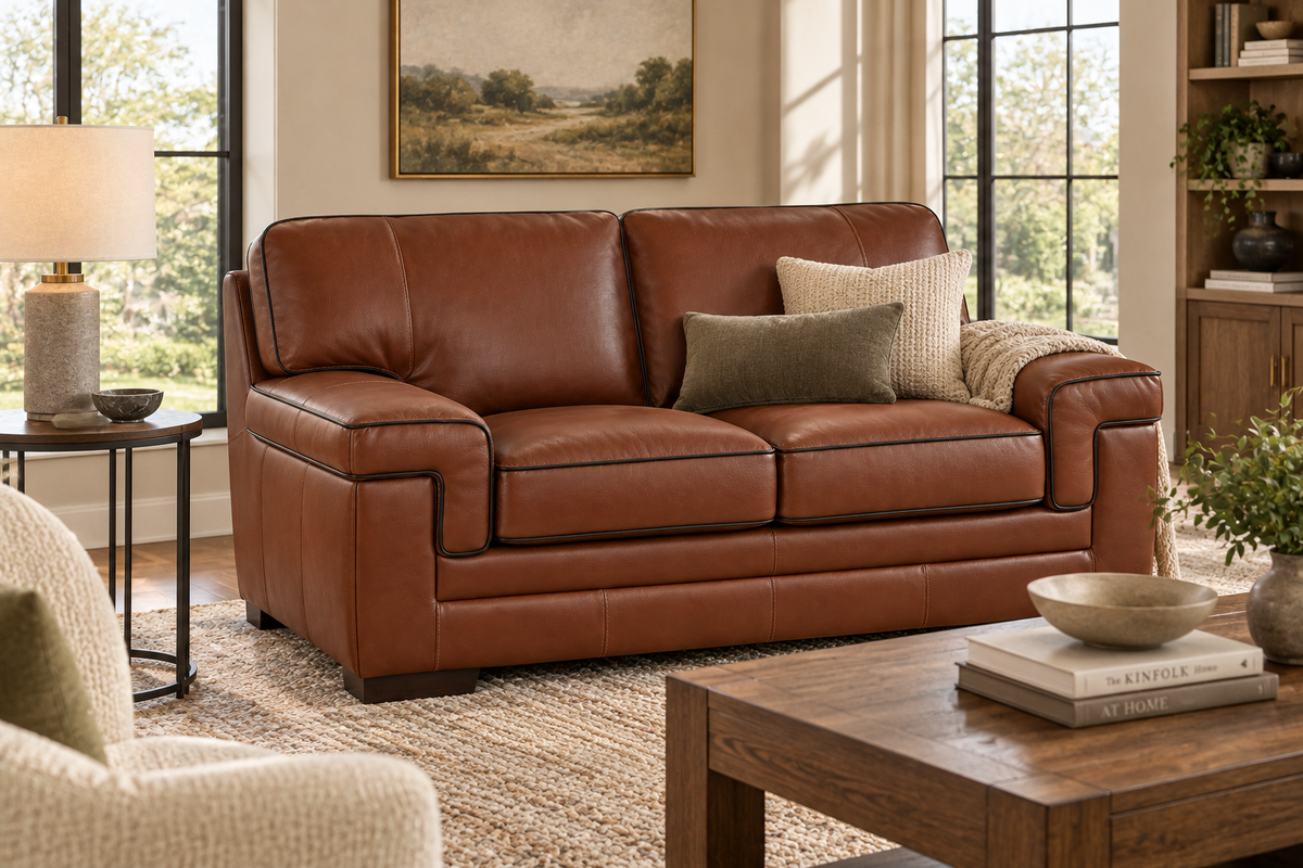 Bennett Leather Sofa