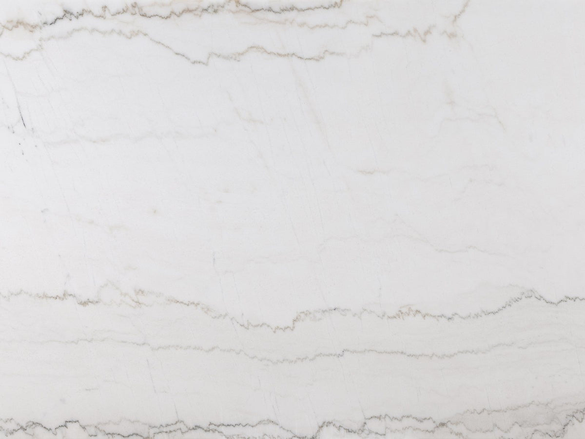 Close-up of the Gerace 72-Inch White Marble V-Trestle Dining Set with 6 Chairs: veins