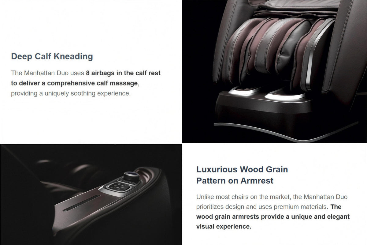 Osaki 4D + 3D Manhattan Duo Mech Massage Chairs
