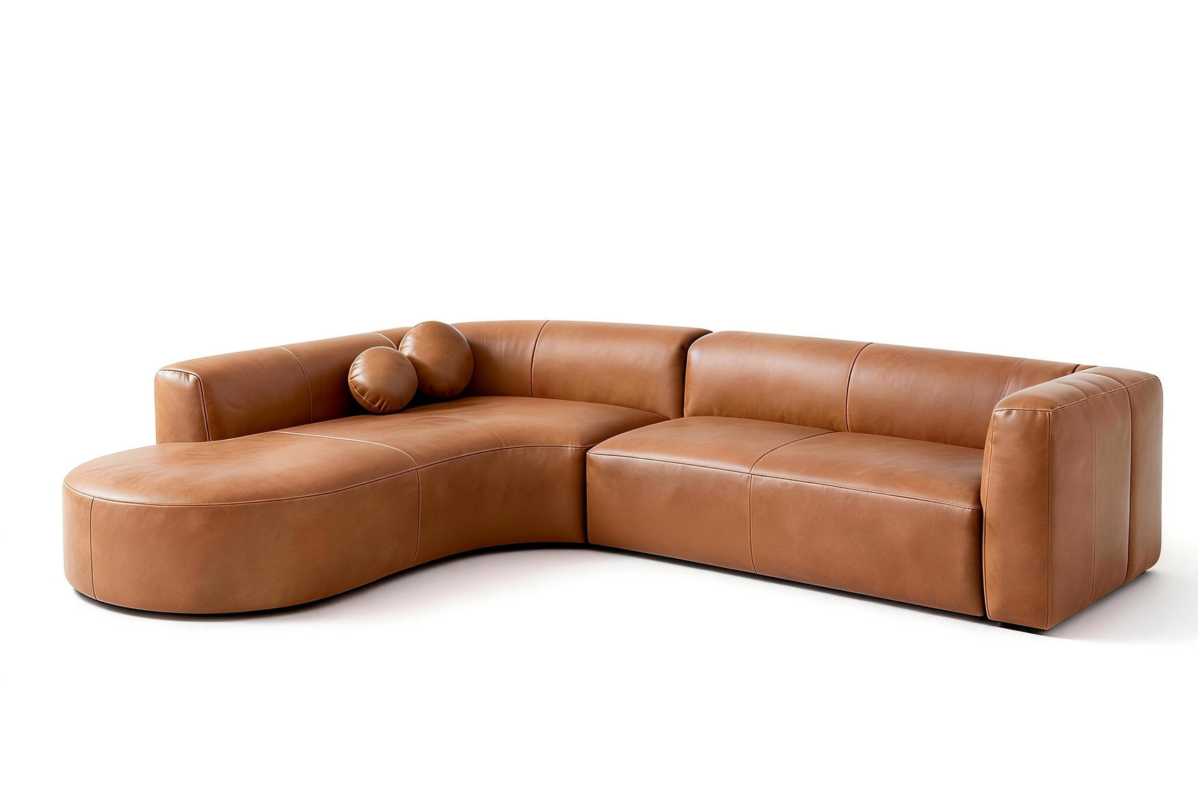 Jordyn Leather Sectional Sofa