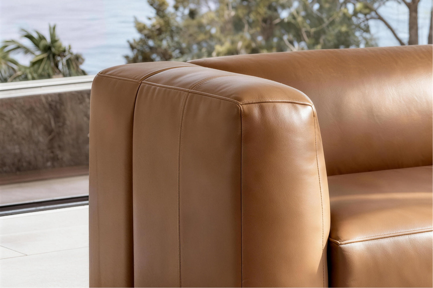 Jordyn Leather Sectional Sofa