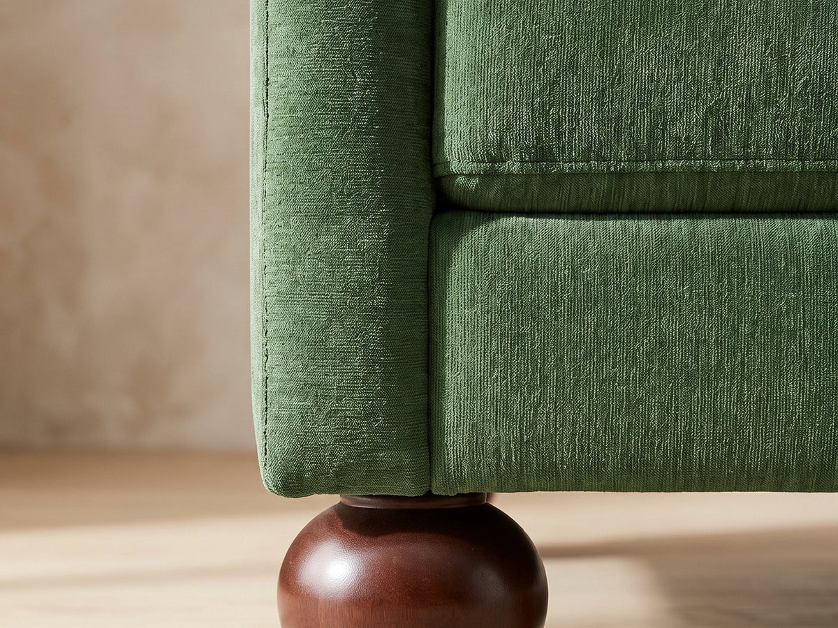 Close-up detail of the Novara sofa