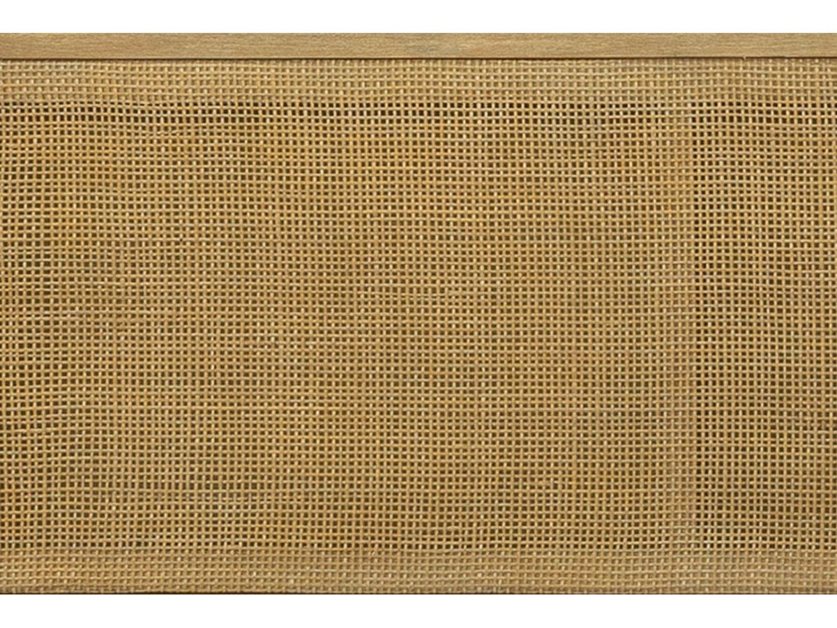 Numana Sand Wash and Natural Cane Bedroom Set: Detail: cane