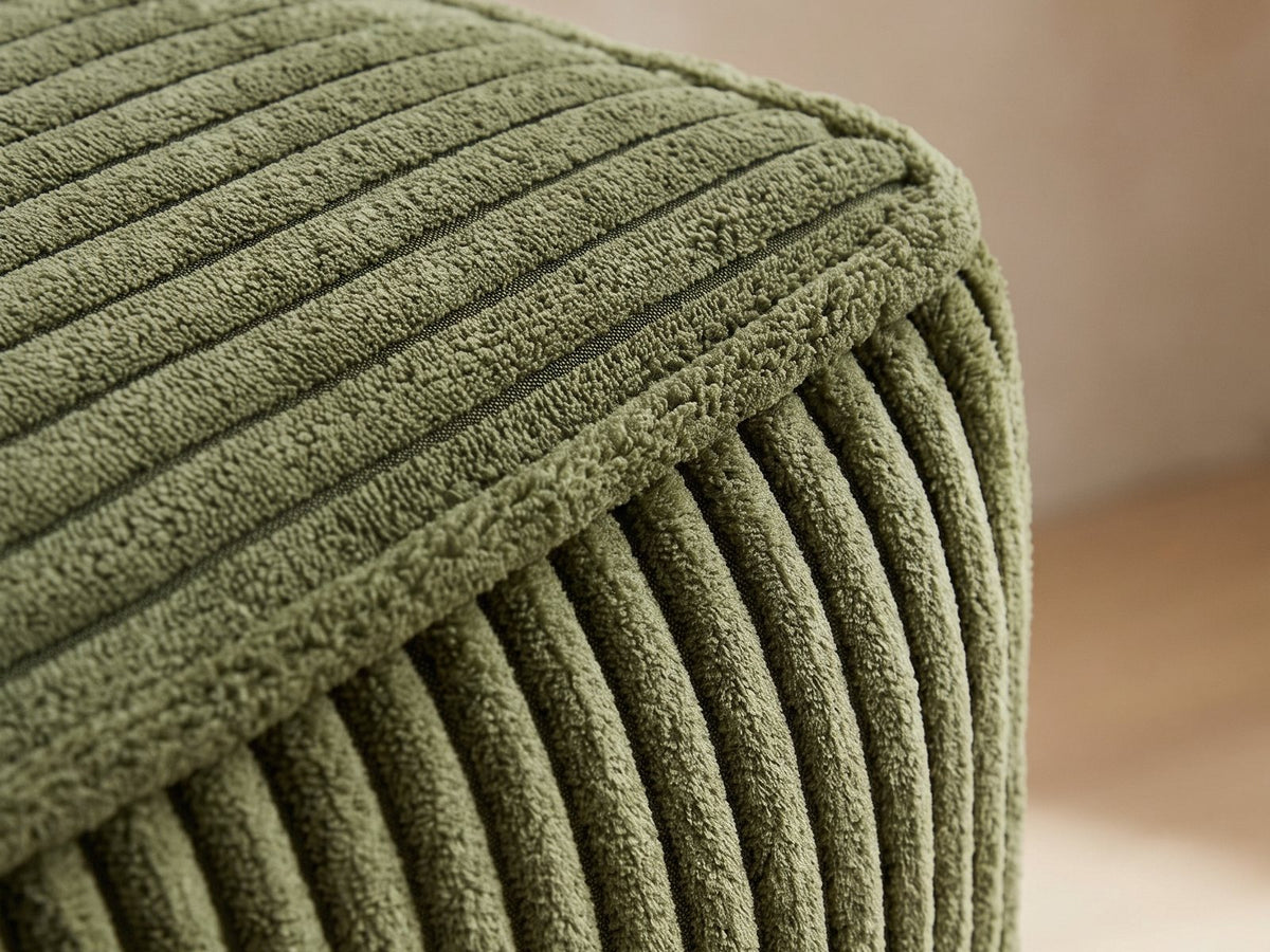 Close-up of the Orvieto cocktail ottoman material