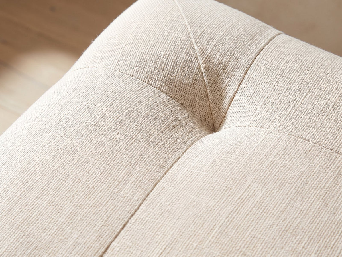 Close-up of the Pienza ottoman material