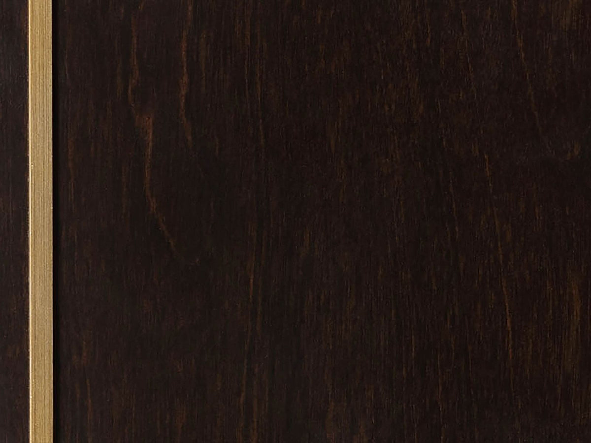 Close-up of the Valeggio 70-Inch Smoked Peppercorn 8-Drawer Dresser: band