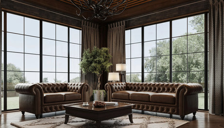 The Leather Chesterfield Sofa, Reconsidered for Modern Living Rooms