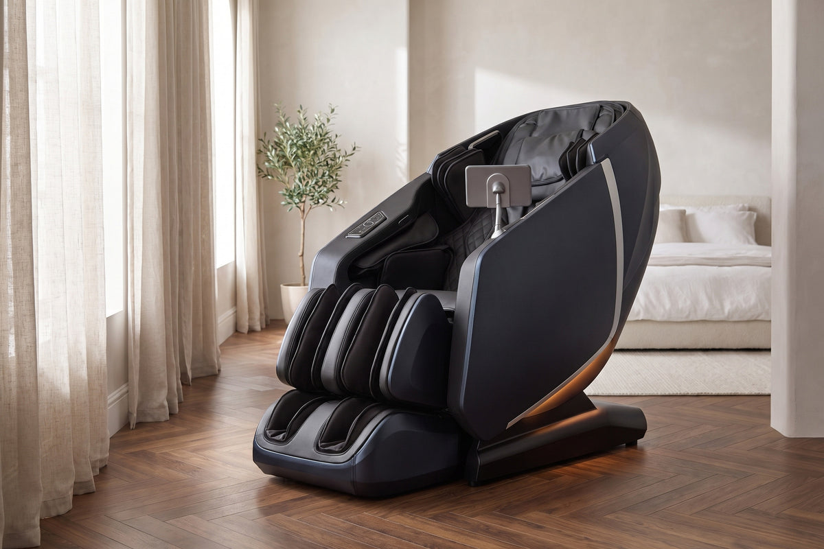 Osaki OS-Highpointe 4D Massage Chair - osaki highpointe blue lifestyle bedroom
