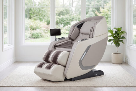 Osaki 4D Bravo Duo Massage Chair - osaki bravo duo beige lifestyle sunroom