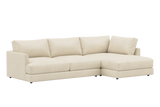 Serena Leather Sectional Sofa