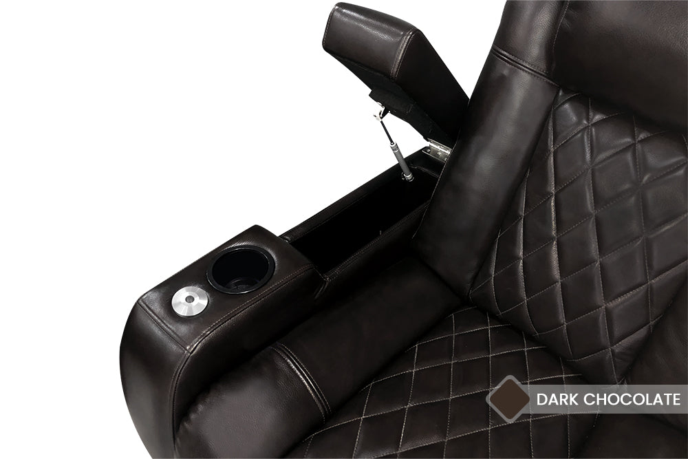 Tuscany Recliner Premium Top Grain Leather | adamsbargainshop