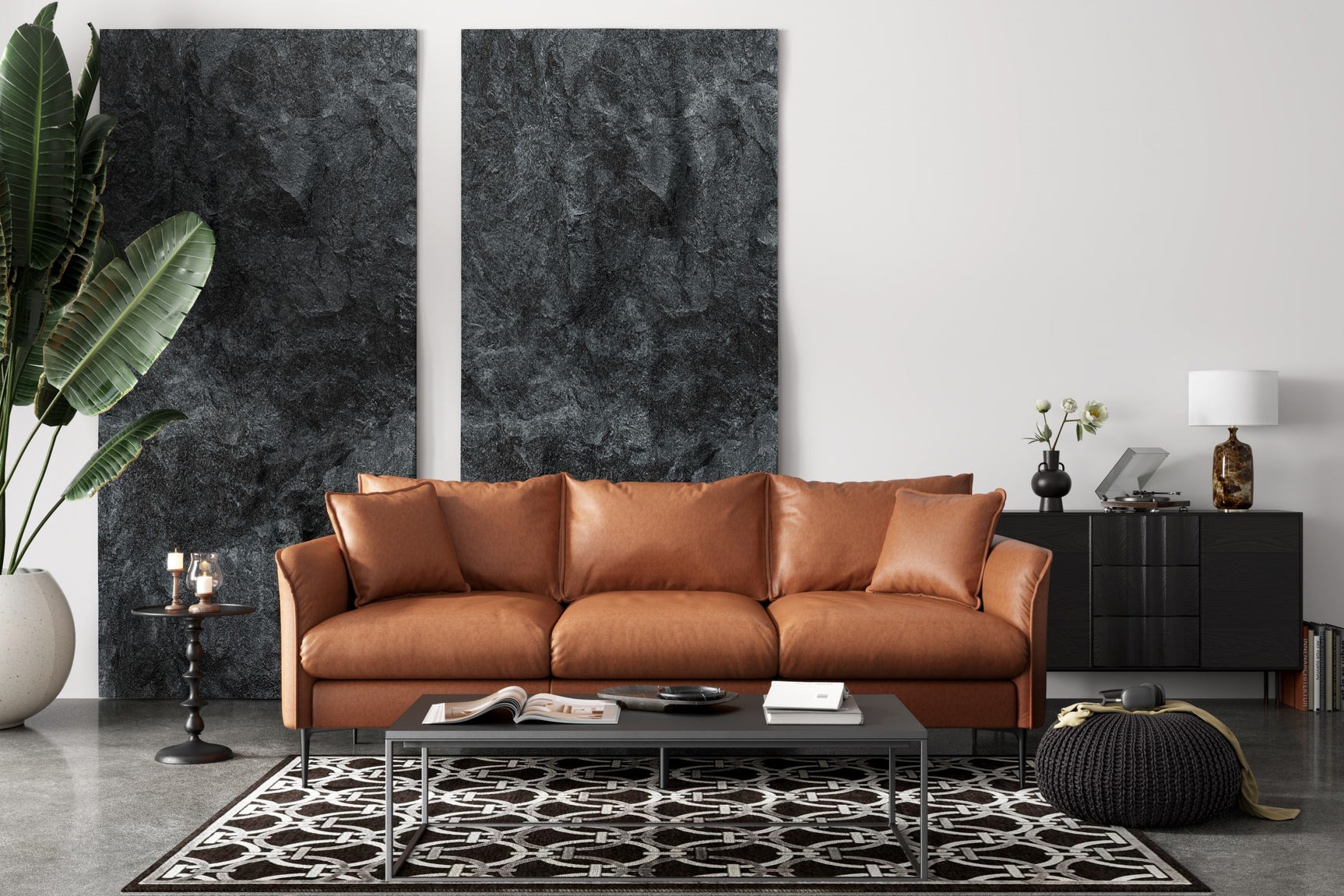 Jasper Leather Sofa