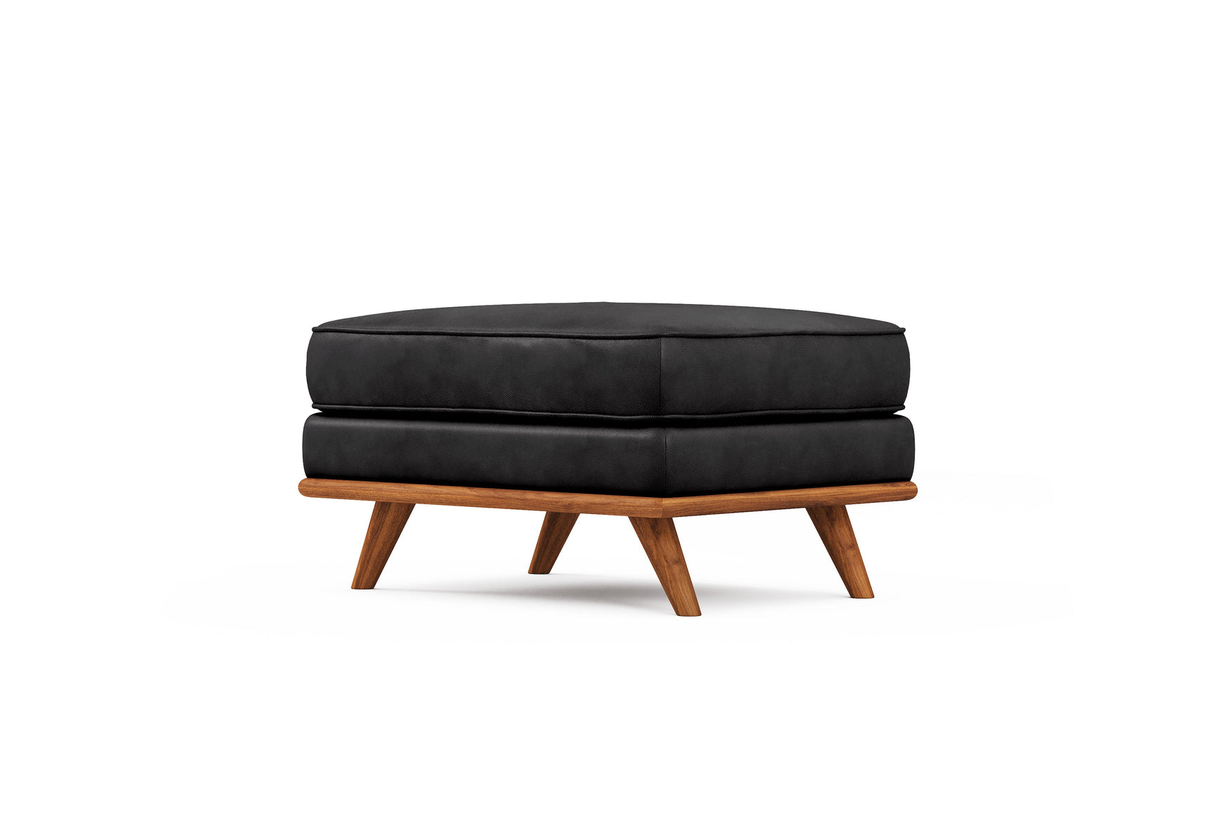 Artisan Leather Ottoman