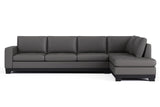 Aine Leather Corner Sectional Sofa