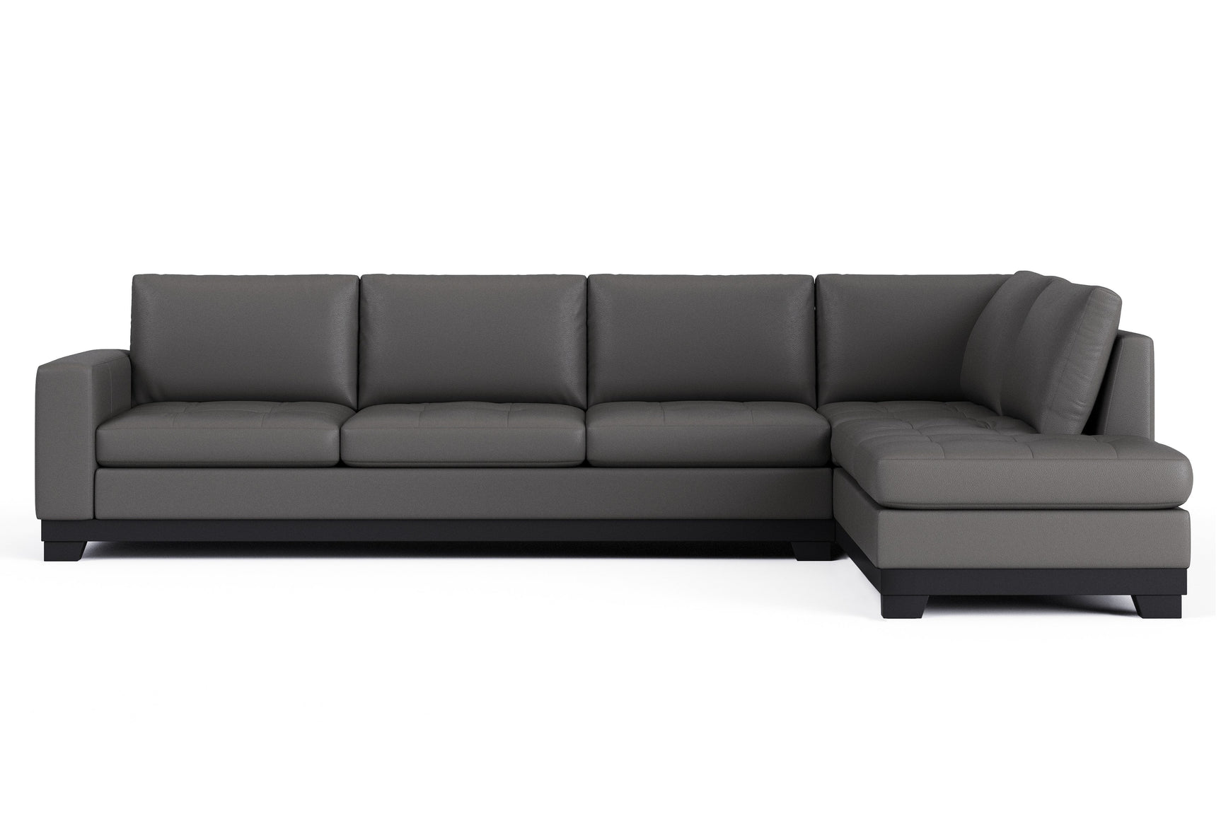 Aine Leather Corner Sectional Sofa