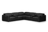 Carmen Leather Dual Recliner Corner Sectional