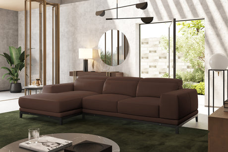 Valletta Leather Sectional Sofa