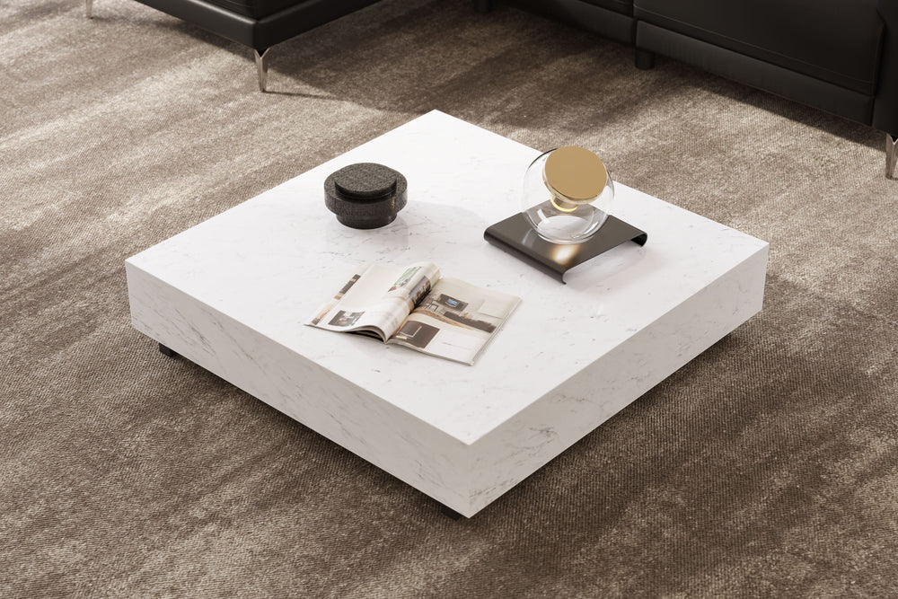 MARBLE STAND LOW WHITE MARBLE STAND LOW WHITE