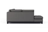 Aine Leather Corner Sectional Sofa